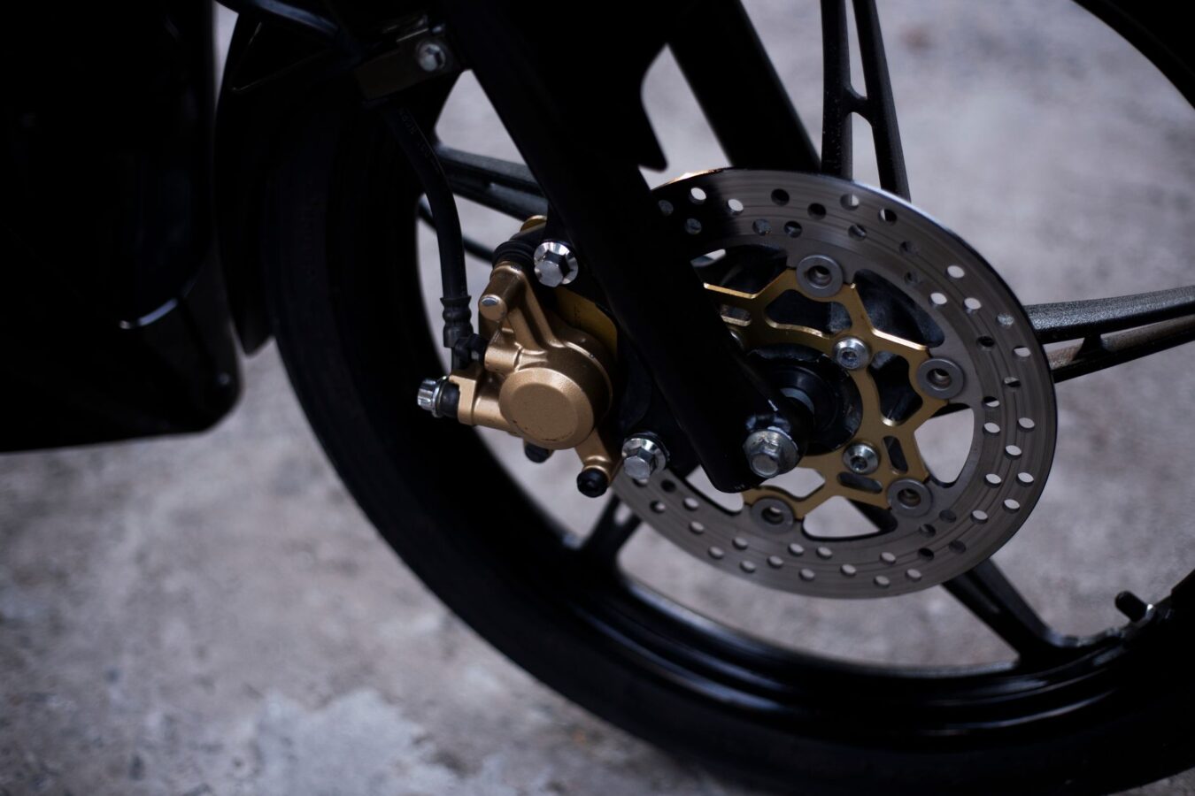 new electric parking brake caliper installation