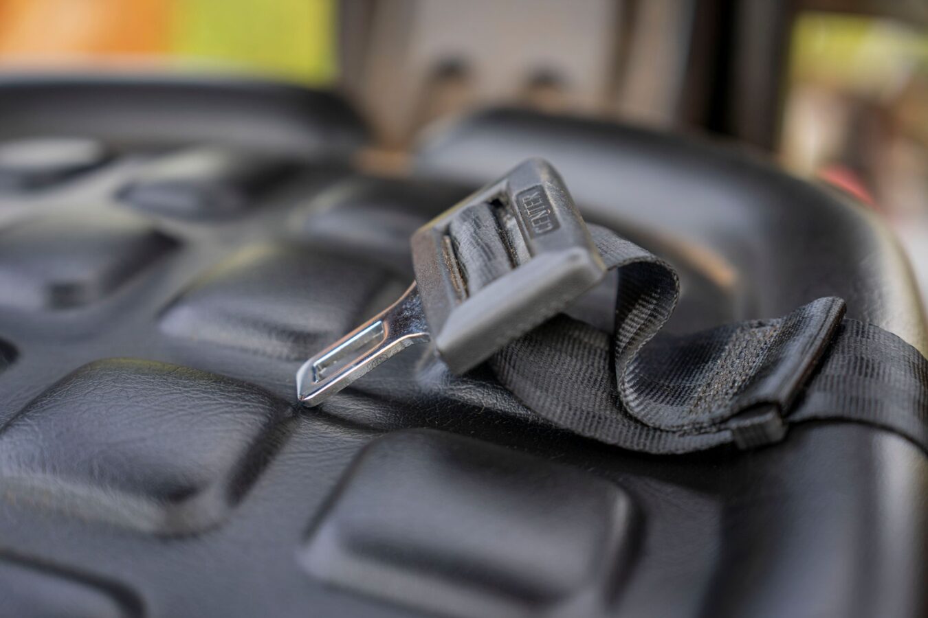 close-up wheel arch liner material texture and mounting clips