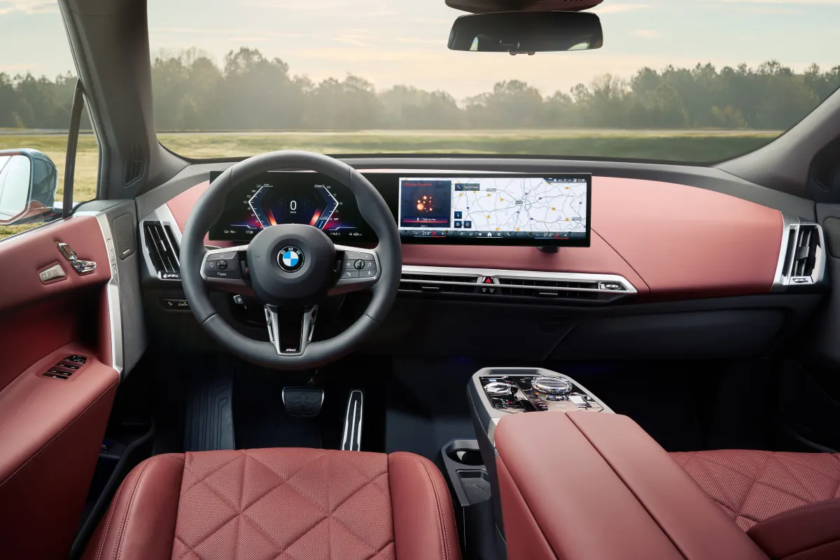 BMW iX restylée 2025, planche de bord