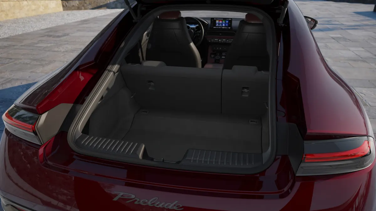 Honda Prelude, coffre