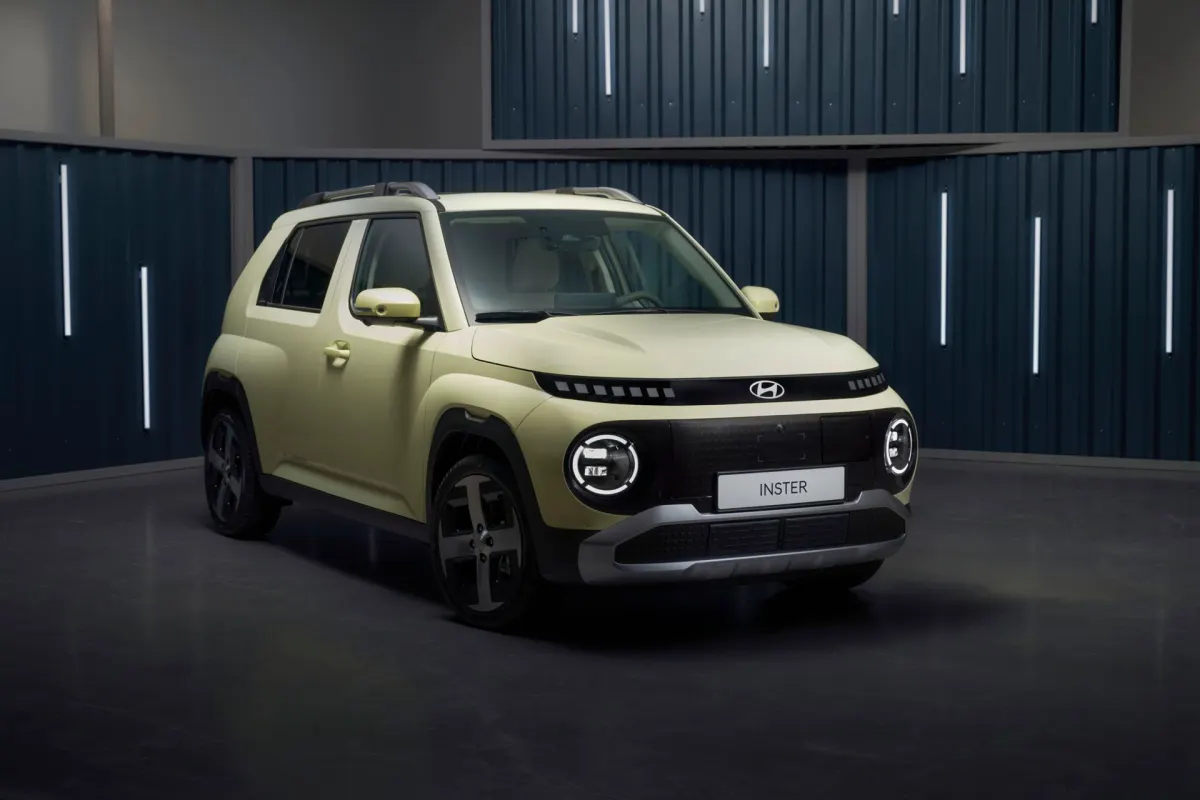 Hyundai Inster, vue avant trois quarts