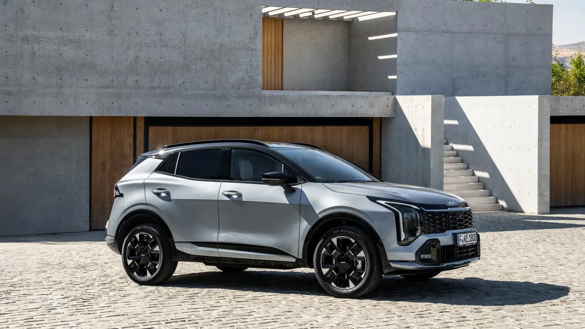 Kia Sportage restylé GT-Line, vue avant trois quarts
