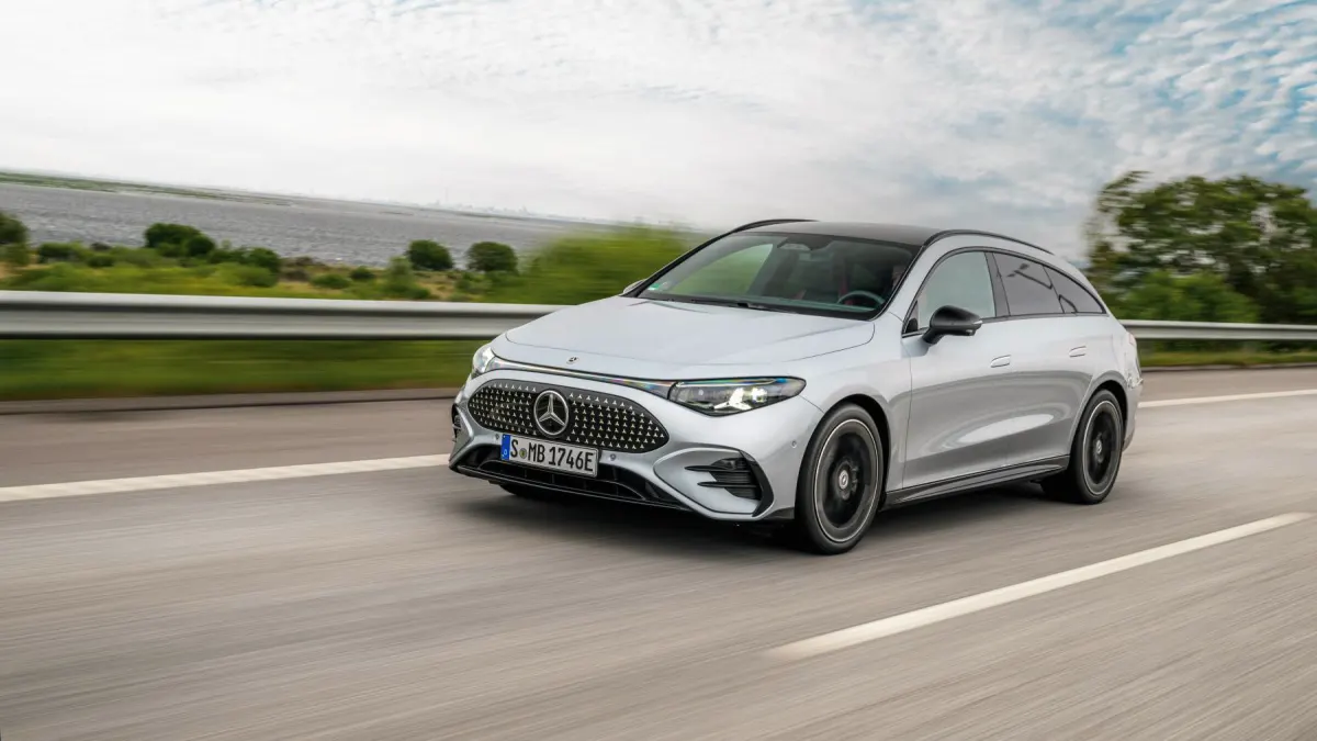Mercedes CLA Shooting Brake électrique, en mouvement