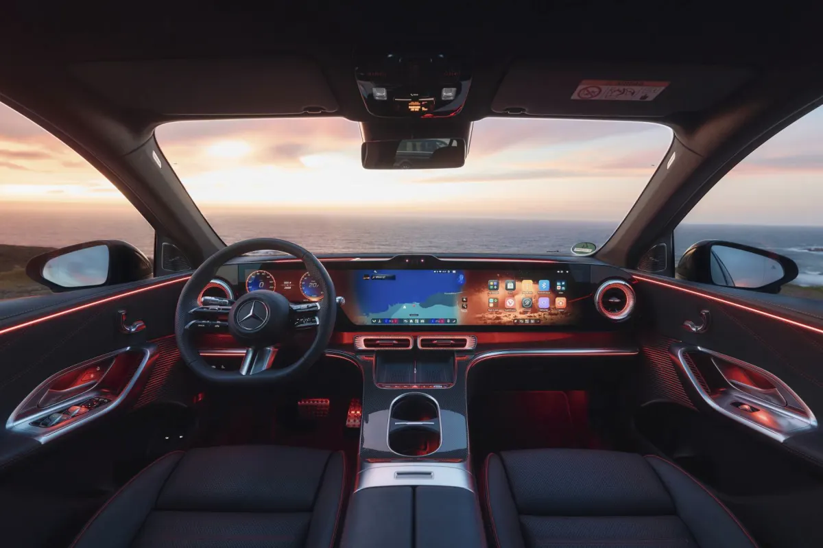 Mercedes GLC électrique, planche de bord